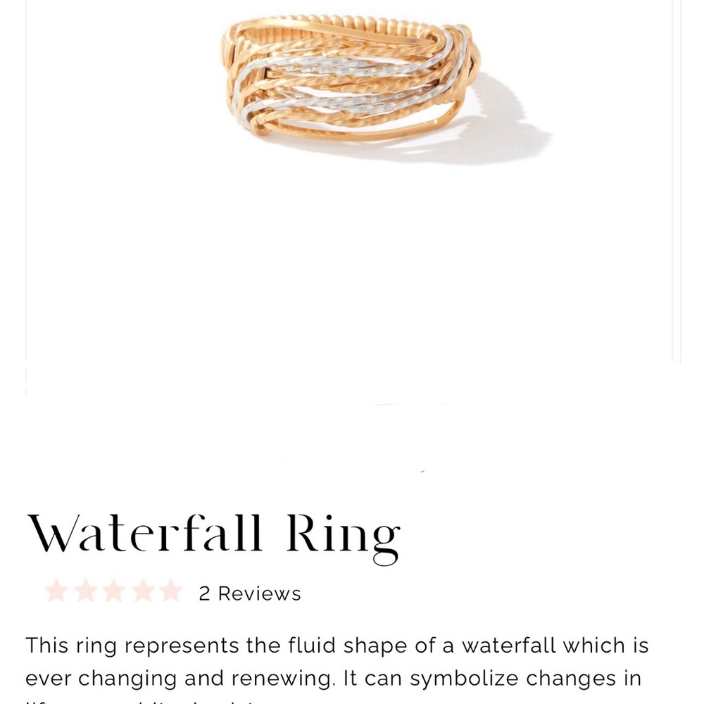 Ronaldo Waterfall Ring